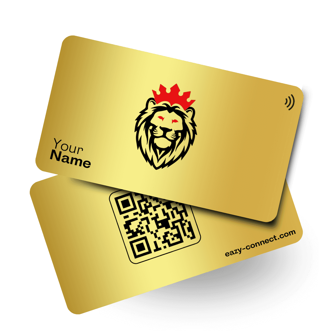 Metal NFC Business Card — Stainless steel
